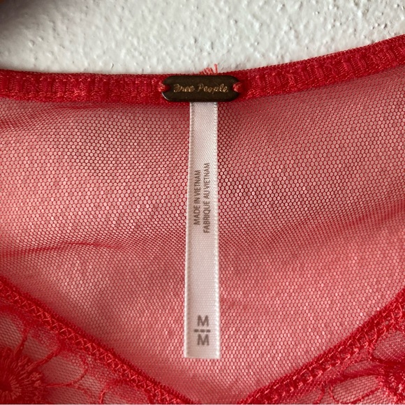 Free People Coral Light Top - Picture 2 of 5